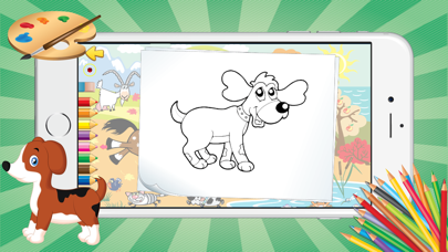 How to cancel & delete Pet Animal Coloring Pages for Kids Painting Lesson from iphone & ipad 3