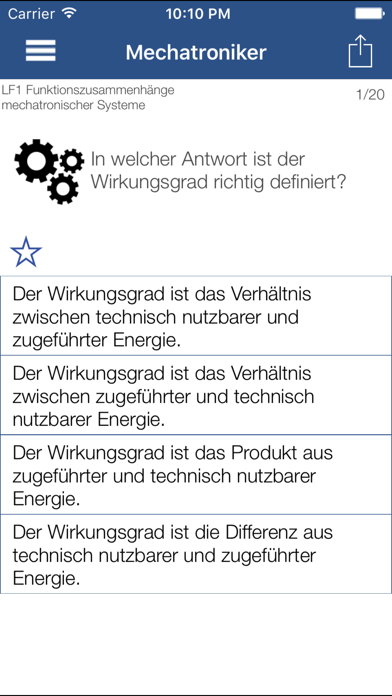 How to cancel & delete Mechatroniker Abschlussprüfung Teil 1 from iphone & ipad 3