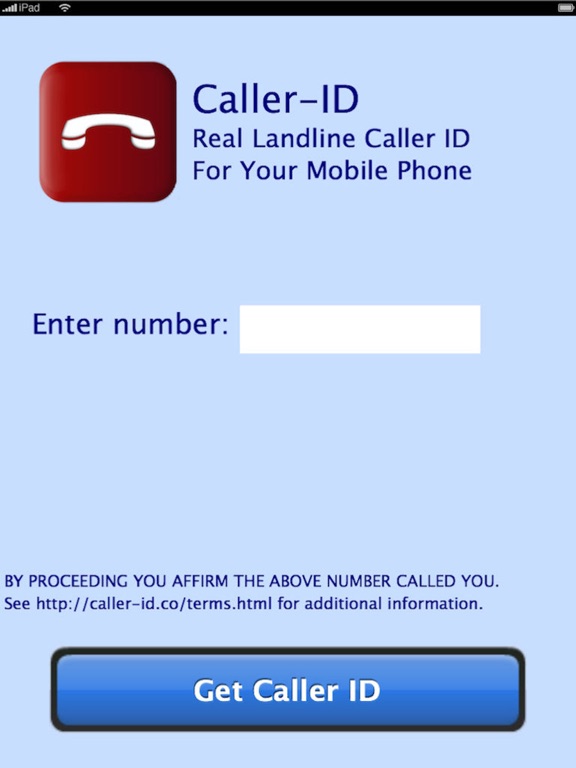 Caller-ID screenshot