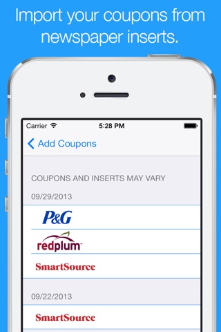 Track My Coupons Lite - Scanner and Organizer screenshot 2