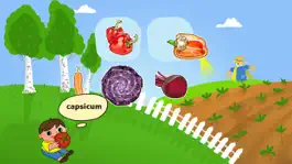 Game screenshot study fruits, vegetables and mushrooms - cognitive and educational games for preschoolers and toddlers from 3+ with English and Russian voice-over. hack