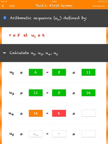 Arithmetic Sequences screenshot 3