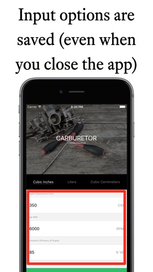 Carburetor CFM Calculator(圖2)-速報App