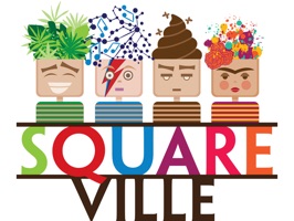 Meet your new expressive friends, the Square Ville Mind-blowing iMessage stickers