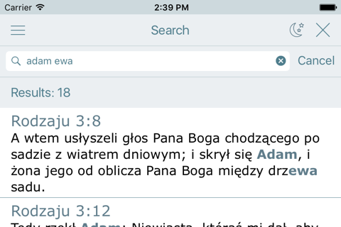 Polska Biblia Gdańska. Pismo Święte (Polish Bible) screenshot 4