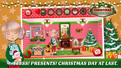 Christmas Doll House Games 3D: My Home Design.er screenshot 2