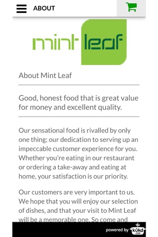 Mint Leaf Indian Takeaway screenshot 4