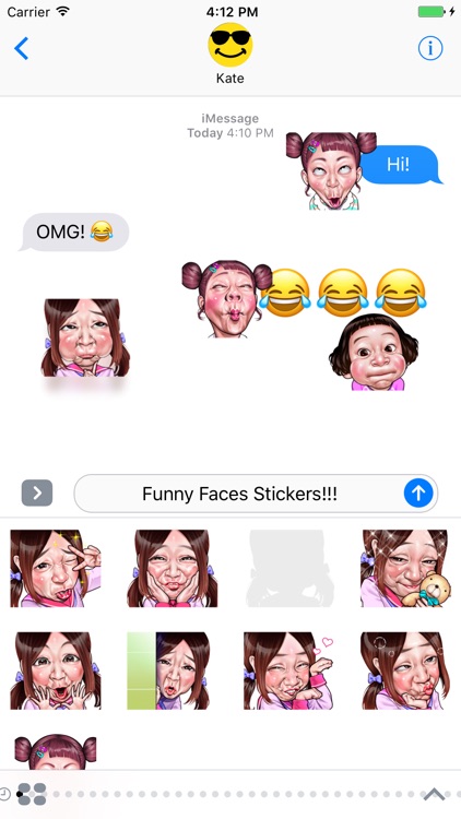 Odd Faces! Funny Stickers Pack! by Abay Imanberlin