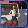 Bus driving getaway on Zombie highway apocalypse