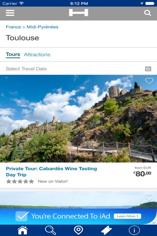 Toulouse Hotels + Compare and Booking Hotel for Tonight with map and travel tour screenshot 2