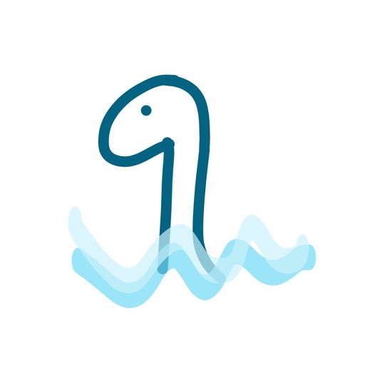 Loch Ness sticker pack, dino stickers for iMessage icon