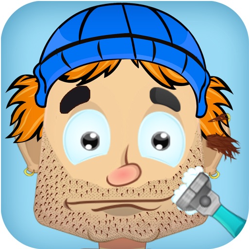 Mens Hair Salon Mustache and Beard Shave icon