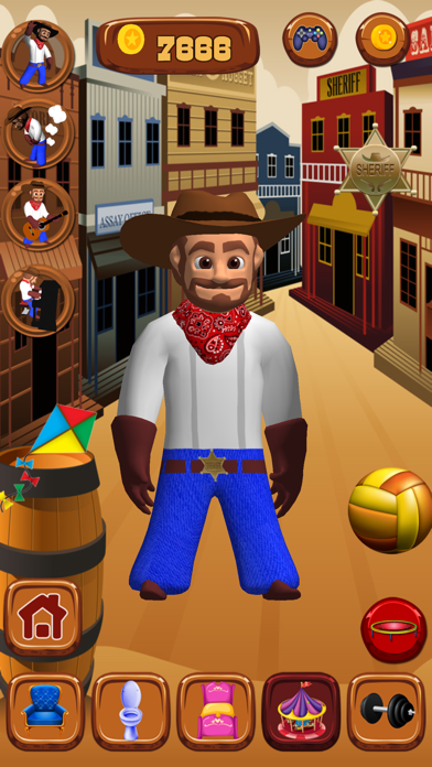 How to cancel & delete Talking Cowboy Game from iphone & ipad 4
