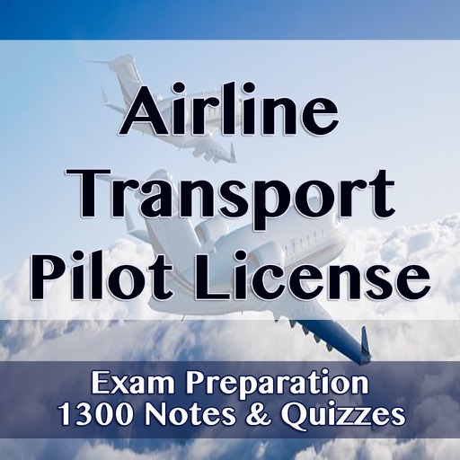 Airline Transport Pilot- License Test /1300 Flashcards Study Notes, Terms & Quizzes icon