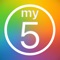 my 5 is an app that allows you to pray everyday for 5 people that need your pray By praying for those 5 people you will be helping to build a better world