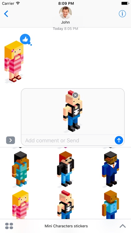 Characters - stickers for iMessage screenshot-3