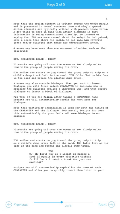 Scripts Pro - Screenwriting on the Go screenshot-4