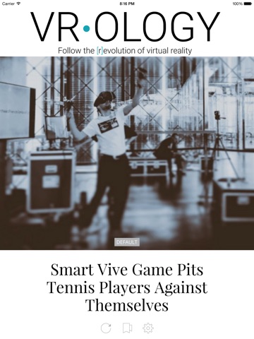 Скриншот из VROLOGY - Virtual Reality News & Augment Reality News