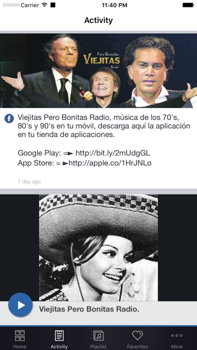 Viejitas Pero Bonitas Radio. screenshot 2
