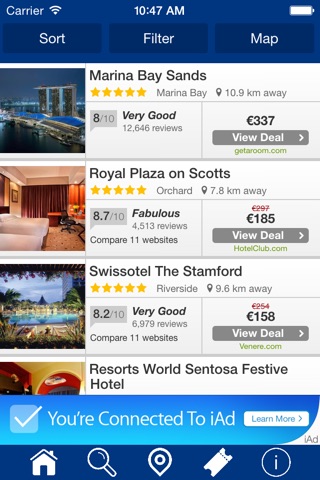 Seville Hotels + Compare and Booking Hotel for Tonight with map and travel tour screenshot 3