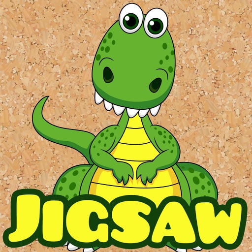 Dino jigsaw puzzles 2 to 7 year educational games iOS App