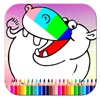 Special Hippo Adventure Coloring Book Game Edition