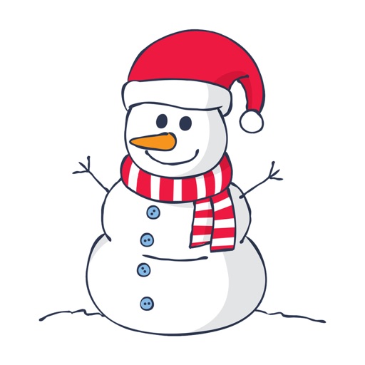 Snowman Emoji - Christmas Snowman Stickers icon