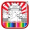 Funny Wonder Zoo Animal Coloring Book Game Edition