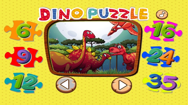 Dino Puzzle Game For Kid Free Jigsaw For Preschool