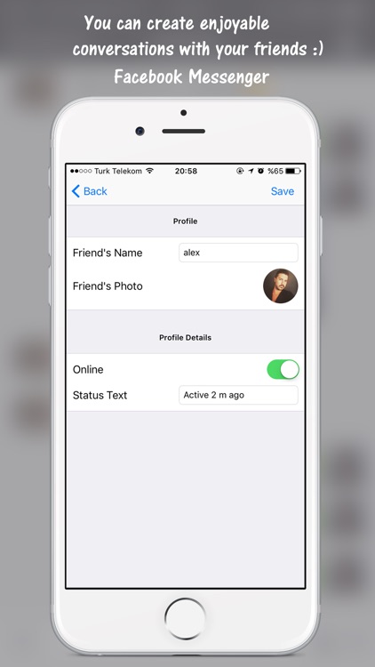 Prank Messenger for Facebook screenshot-4
