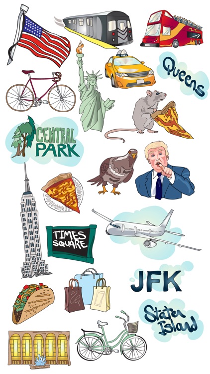 New York Sticker Set