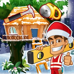 Santa's Christmas Treehouse Builder