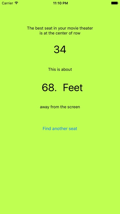 Usher - The Seat Finder