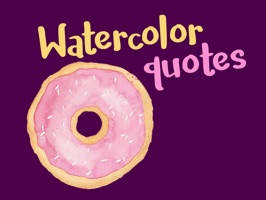 Watercolor Quotes Stickers by Maraquela