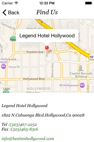 LEGEND HOTEL HOLLYWOOD screenshot 4