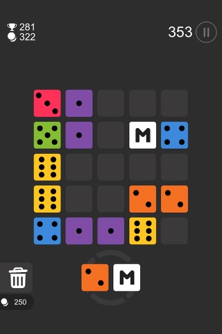 Dice Matrix 100/100 - a Blocks Grid Fit Puzzle Cool World! screenshot 3