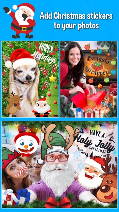 How to cancel & delete Dabbing Santa Photo Editor with Christmas Stickers from iphone & ipad 1