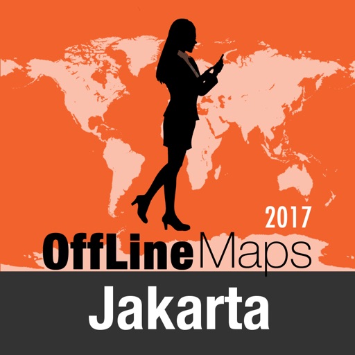 Jakarta Offline Map and Travel Trip Guide icon