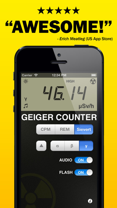 Digital Geiger Counter - Prank Nuclear Radiation Scanner and Fallout Detector Sensor Meter - Tweet to Your Followers - Share to Trick Friends and Family Screenshot 2