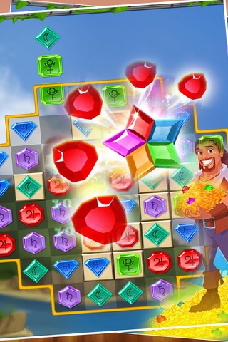 Treasure hunters –match-3 gems screenshot 3