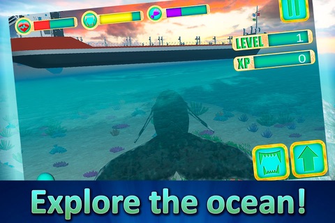 Ocean Whale Simulator 3D Free screenshot 3