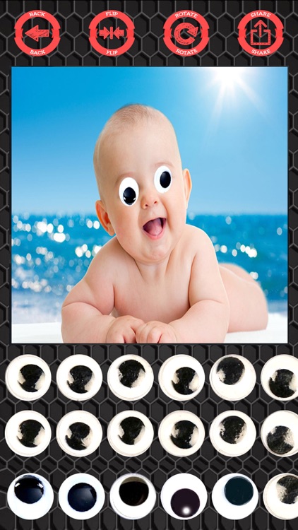 Googly eyes sticker - photo editor crazy eyes screenshot-3