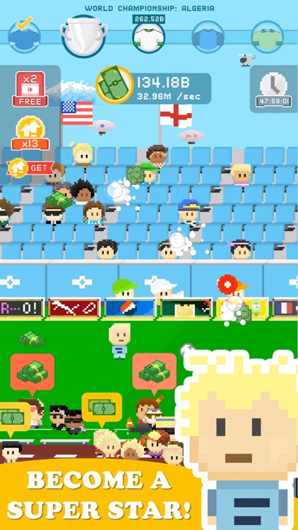 Soccer Clicker - Fast Idle Incremental Free Games screenshot-4