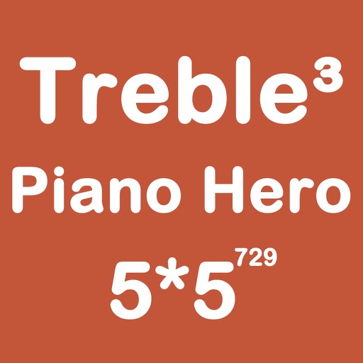 Piano Hero Treble 5X5 - Playing With Piano Music And Merging Number Block iOS App