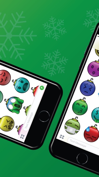 137 Christmas Emoji Ornament Stickers