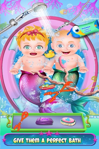 Mermaid Newborn Baby Maternity Doctor screenshot 4