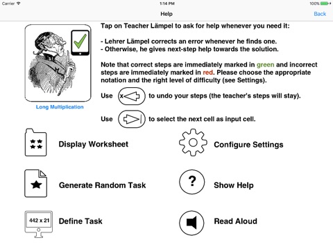 Lehrer Lämpel: Multiplication screenshot 2