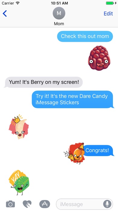 How to cancel & delete Dare Candy Co. Stickers from iphone & ipad 2