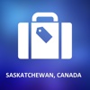 Saskatchewan, Canada Offline Vector Map