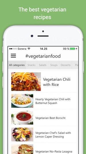 Vegetarian food: healthy recipes for every day(圖1)-速報App